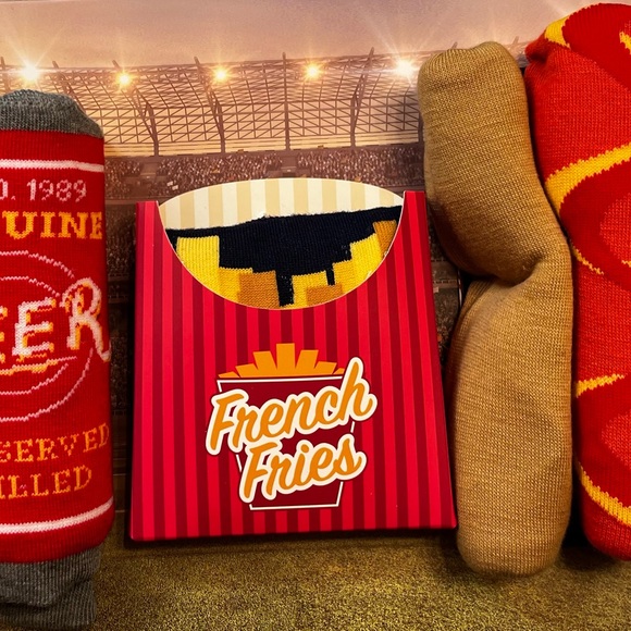 Orrsum Sock Co (brand) socks NEW package of 5 🍟🍺🌭 - Picture 3 of 7